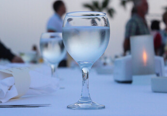 cold glass of water