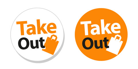 Take out sticker