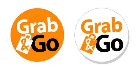 Grab & Go sticker