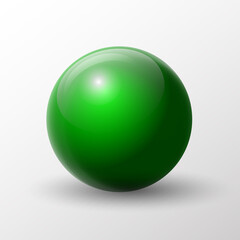 Vector illustration of a colorful glossy ball.