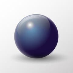 Vector illustration of a colorful glossy ball.