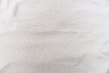 Fototapeta na wymiar The texture of the white river sand
