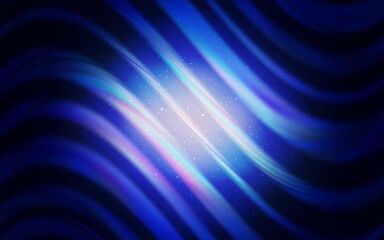 Dark BLUE vector background with astronomical stars. Space stars on blurred abstract background with gradient. Template for cosmic backgrounds.