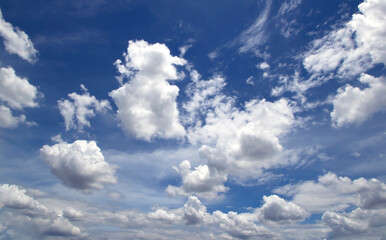 blue sky and clouds sky