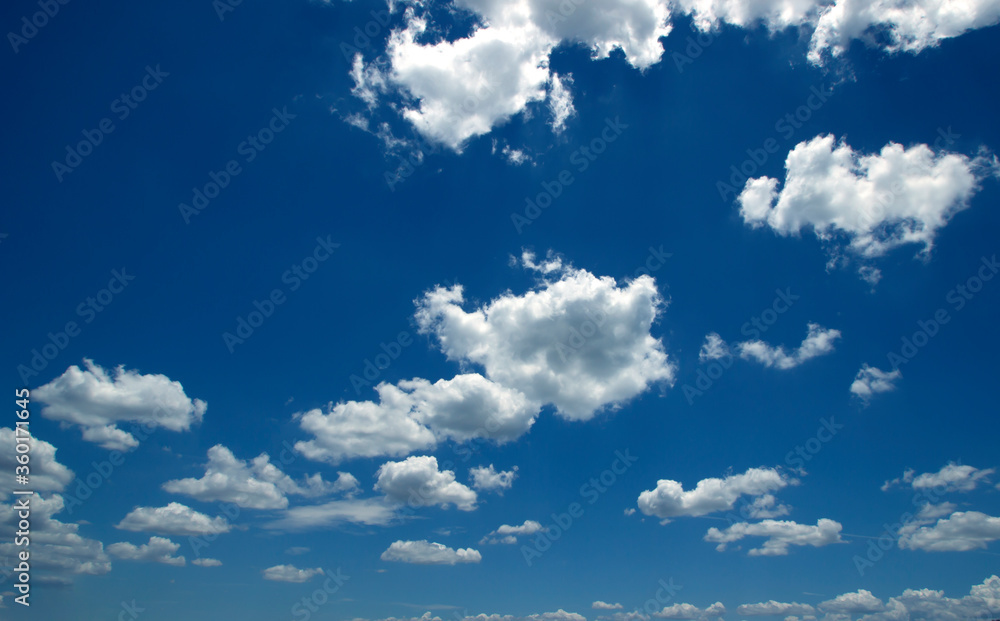 Wall mural blue sky and clouds sky