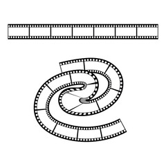 vector illustration of a film strip