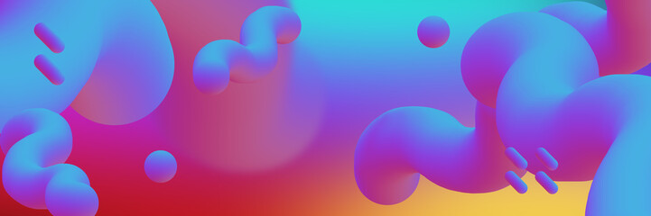 abstract background with colorful splashes