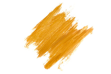 Brown (BURNT SIENNA) watercolor stripes or brush on white background,Abstract color