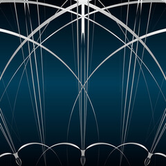 Fototapeta premium textures with colored lines isolated on dark background. Textures form with geometry elements, background.