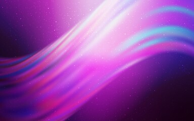 Obraz premium Light Purple vector template with space stars. Shining colored illustration with bright astronomical stars. Best design for your ad, poster, banner.