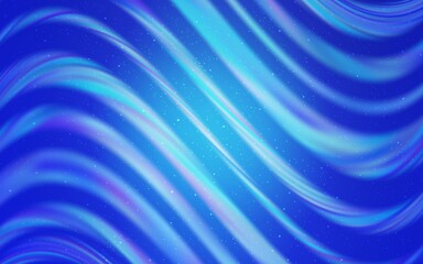 Light BLUE vector template with space stars. Shining illustration with sky stars on abstract template. Pattern for astrology websites.