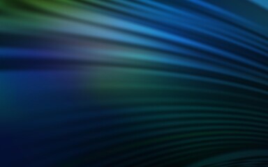 Dark BLUE vector template with wry lines. Colorful geometric sample with gradient lines.  A completely new template for your design.