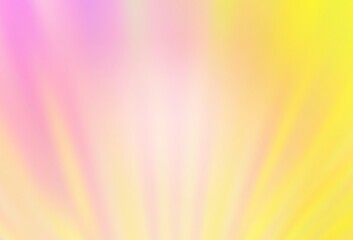 Light Pink, Yellow vector texture with colored lines. Modern geometrical abstract illustration with Lines. Template for your beautiful backgrounds.