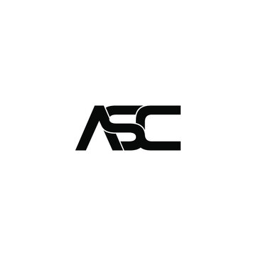 asc letter original monogram logo design