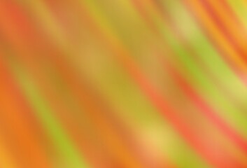 Light Orange vector background with straight lines. Lines on blurred abstract background with gradient. Template for your beautiful backgrounds.