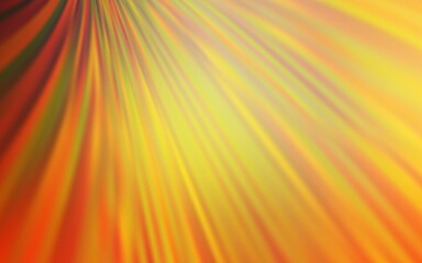 Fototapeta premium Light Orange vector blurred shine abstract background. Abstract colorful illustration with gradient. New style for your business design.