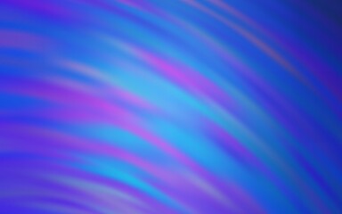 Light Pink, Blue vector layout with curved lines. A shining illustration, which consists of curved lines. The best colorful design for your business.