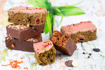 Cakes for vegetarians, made without the use of animal fats
