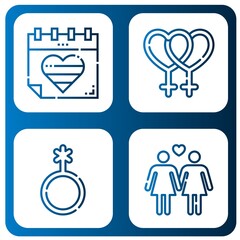 Set of tolerance icons