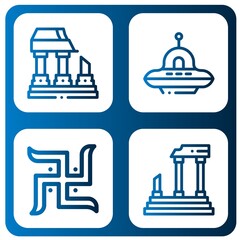 civilization icon set