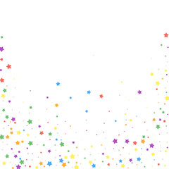 Festive confetti. Celebration stars. Joyous stars 