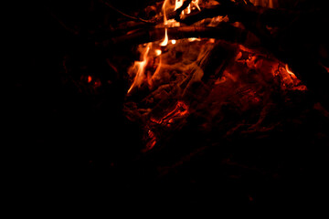 Fototapeta na wymiar fire, flame, heat, firewood, burn, fireplace, hot, bonfire, flame, bonfire, burning, red, orange, warm, camp, night, light, camping, coal, black, yellow, barbecue, flame, danger, coal, firewood, smoke