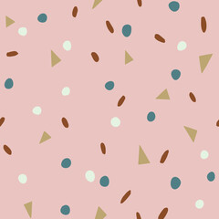 Natural Terrazzo Mood  Seamless Pattern