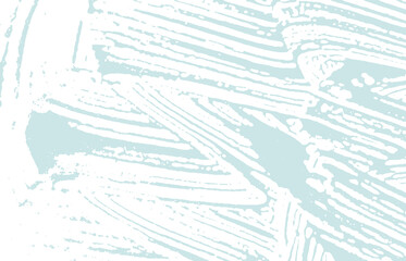 Grunge texture. Distress blue rough trace. Bizarre