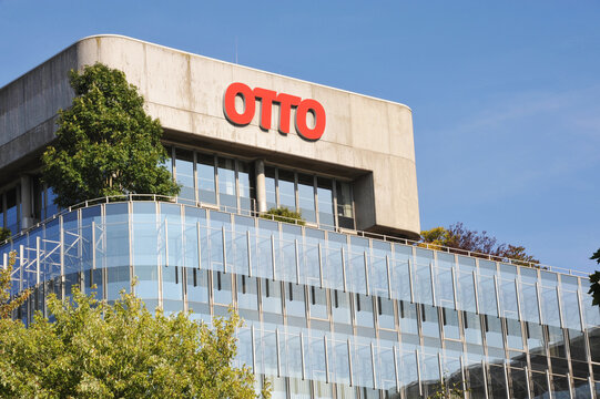 Hamburg / Germany - September 25, 2016: Headquarters of Otto Group, formerly "Otto Versand" one of the biggest e-commerce companies in Europe, The Company based in Hamburg, Germany