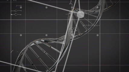 Animation of DNA during coronavirus covid19 pandemic - Powered by Adobe