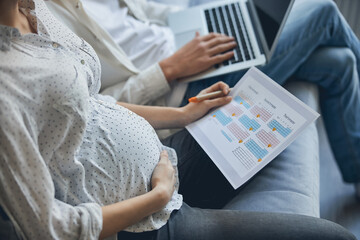 Planning pregnancy can be important for future parents - obrazy, fototapety, plakaty