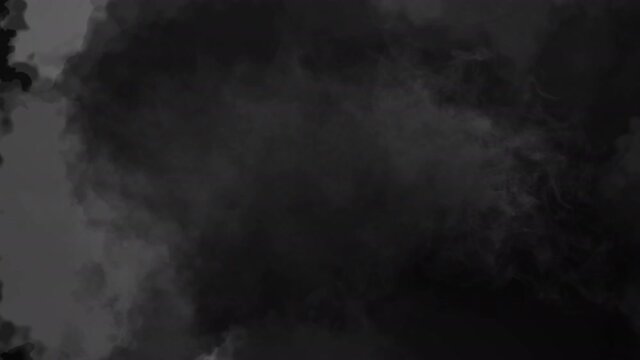 Animation of grey shadow on black background