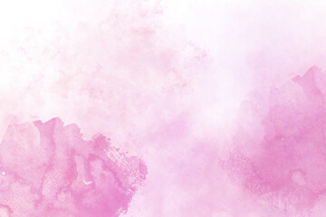 Soft pink abstract watercolor background