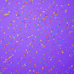 Festive confetti. Celebration stars. Rainbow confe