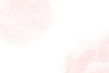 Soft pink abstract watercolor background