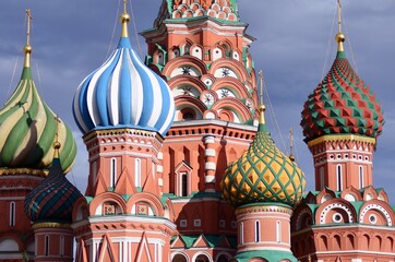 St. Basil Cathedral, Red Square, Moscow, Russia.