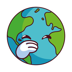 earth globe happy for preservation