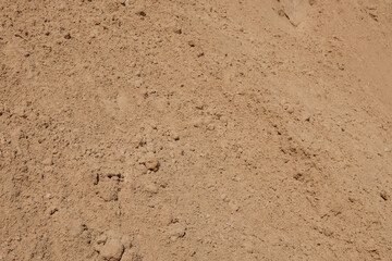 sand closeup for construction material