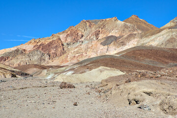Fototapeta na wymiar Twenty Mule Team canyon Drive, Death Valley