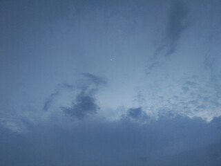 blue sky with clouds