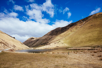 Moke Lake Near Queenstown in New Zealand