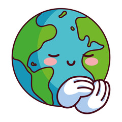 earth globe happy for preservation