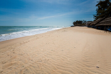 Vietnam ocean road from Ba Ria to La Gi