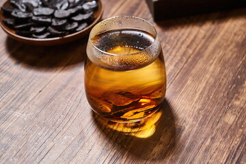 Ancient Chinese herbs sealwort brewed tea