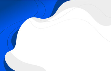 Sfondo blu e bianco con onde con lo spazio per titolo e testi