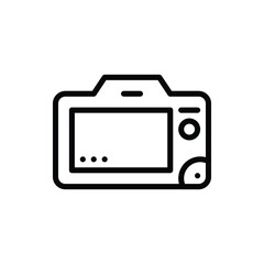 Camera and photography icon vector logo.