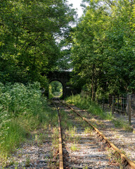 Old rail line at Moorswater Liskeard the Looe Valley line