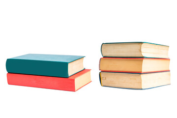 aged book isolated on white background.