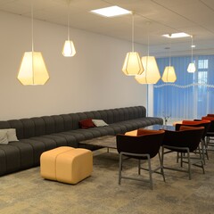 Interior of modern meeting room