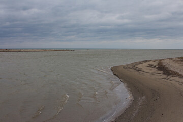 The Danube River flows into the Black Sea near the town of Vylkove. Ukraine